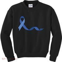 Colon Cancer Awareness Ribbon Kids Sweatshirt thumb 0