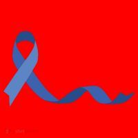 Colon Cancer Awareness Ribbon Santa Hat thumb 1