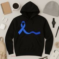 Colon Cancer Awareness Ribbon Hoodie thumb 3