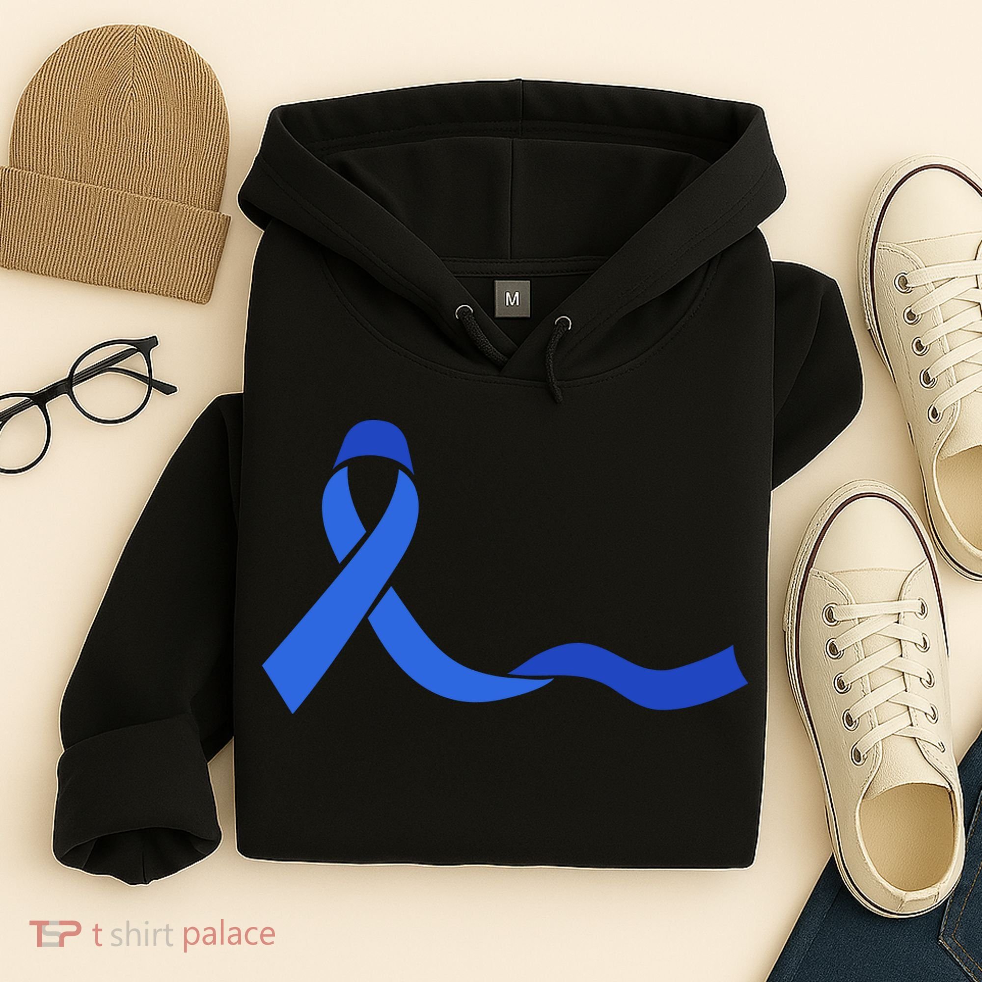 Colon Cancer Awareness Ribbon Hoodie