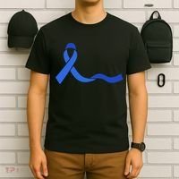 Colon Cancer Awareness Ribbon T-Shirt thumb 6