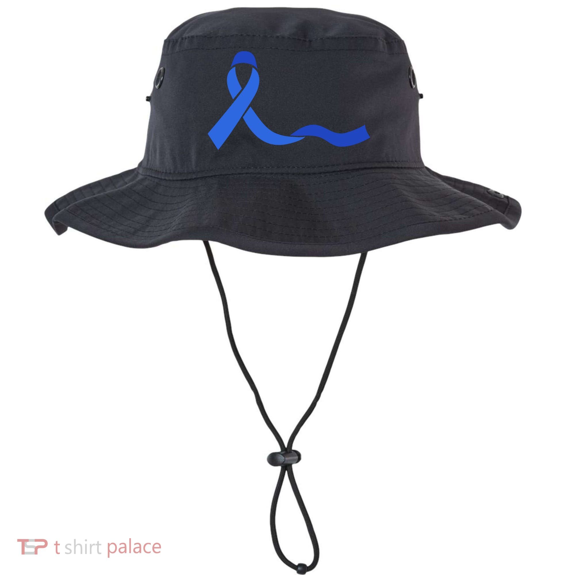 Colon Cancer Awareness Ribbon Bucket Hat