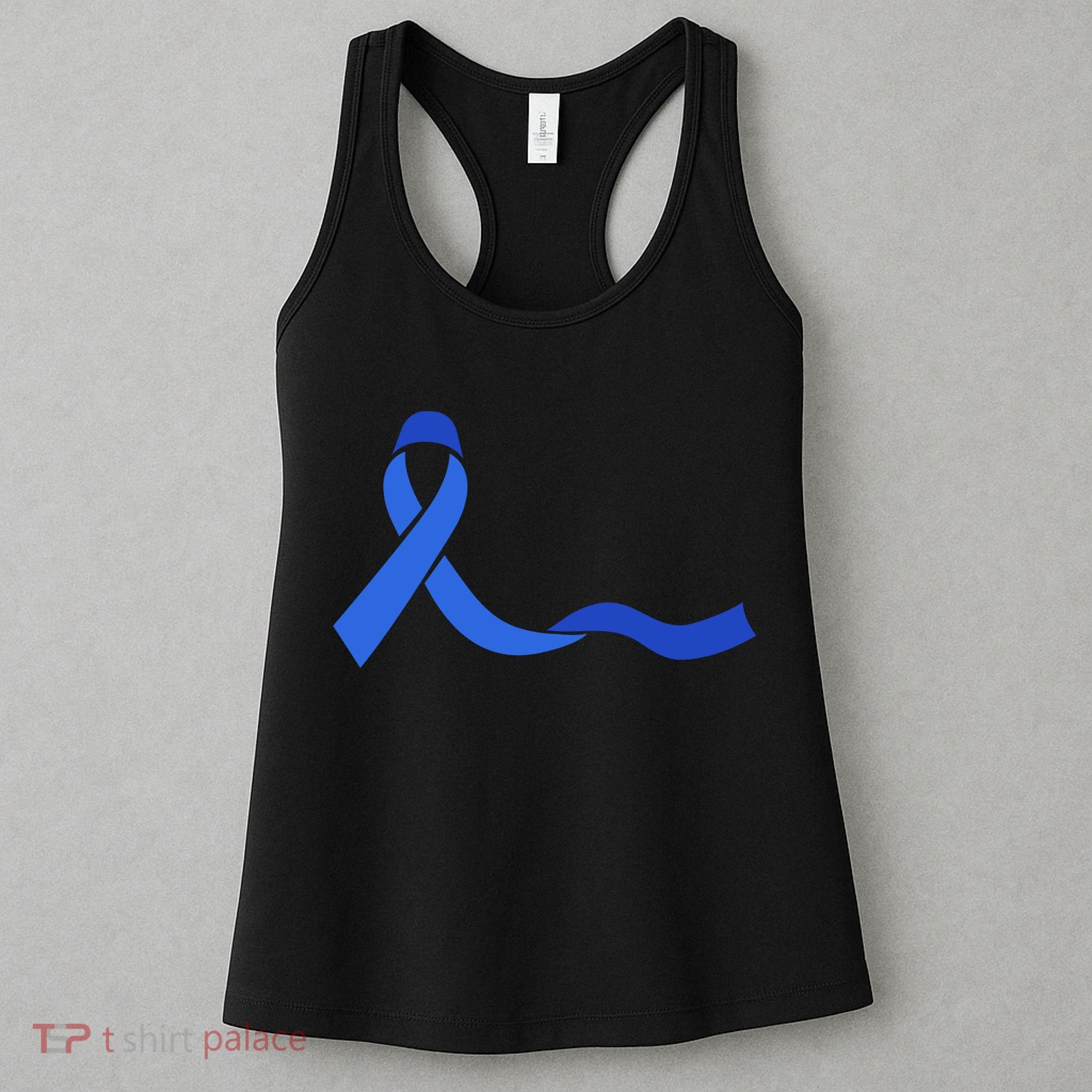 Colon Cancer Awareness Ribbon Women's Tank Top