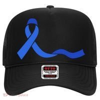Colon Cancer Awareness Ribbon Hat thumb 0