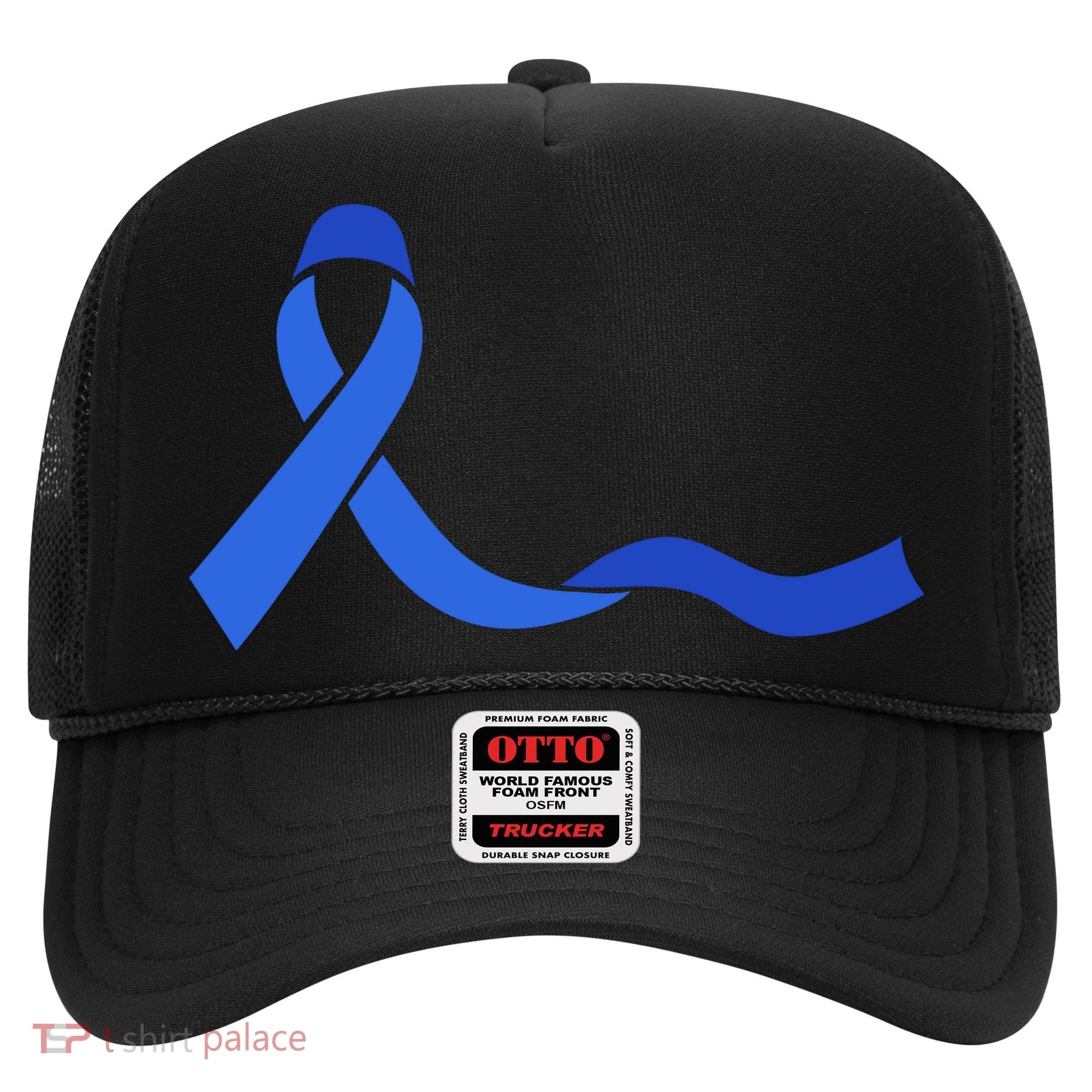 Colon Cancer Awareness Ribbon Hat