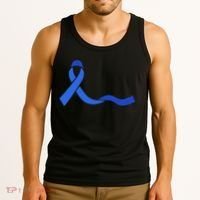 Colon Cancer Awareness Ribbon Tank Top thumb 3
