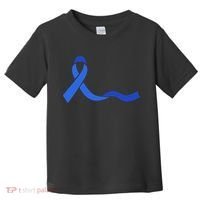 Colon Cancer Awareness Ribbon Toddler T-Shirt thumb 0