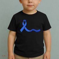 Colon Cancer Awareness Ribbon Toddler T-Shirt thumb 2