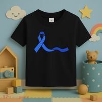 Colon Cancer Awareness Ribbon Toddler T-Shirt thumb 3