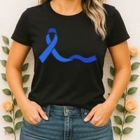 Colon Cancer Awareness Ribbon Women's T-Shirt thumb 2