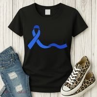 Colon Cancer Awareness Ribbon Women's T-Shirt thumb 3
