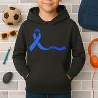 Colon Cancer Awareness Ribbon Kids Hoodie thumb 2