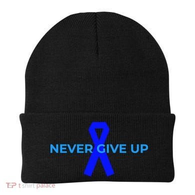 Colon Cancer Awareness Ribbons Beanie