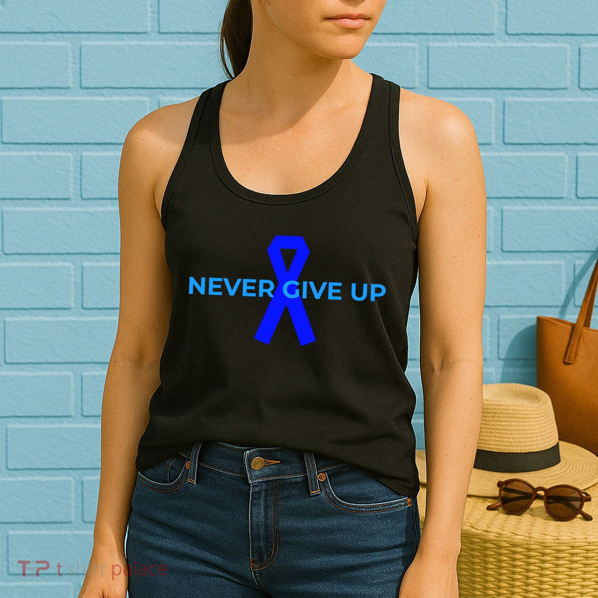 Colon Cancer Awareness Ribbons Women's Tank Top