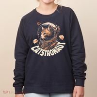 Catstronaut Cat Animal Astronaut Women's Sweatshirt thumb 0