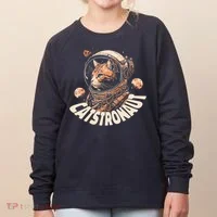 Catstronaut Cat Animal Astronaut Women's Sweatshirt thumb 0