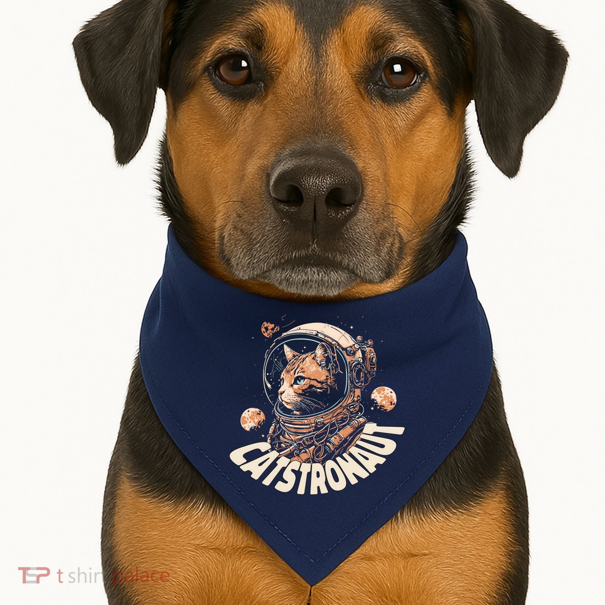 Catstronaut Cat Animal Astronaut USA-Made Doggie Bandana