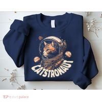 Catstronaut Cat Animal Astronaut Sweatshirt thumb 2