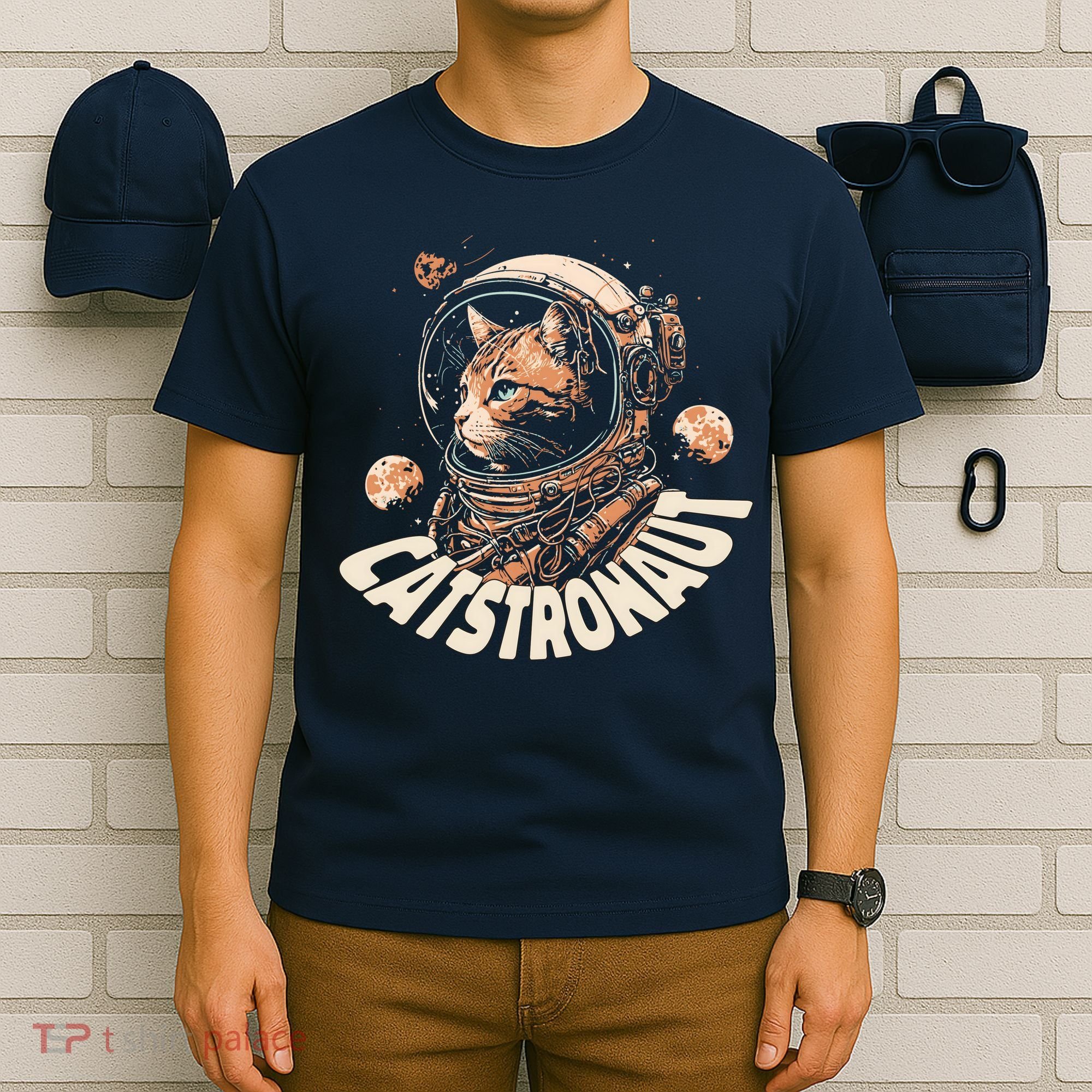 Catstronaut Cat Animal Astronaut T-Shirt