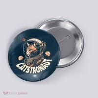 Catstronaut Cat Animal Astronaut Button thumb 0