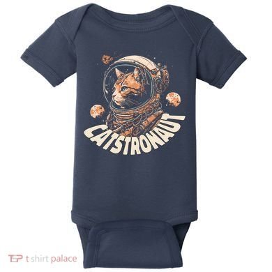 Catstronaut Cat Animal Astronaut Baby Bodysuit
