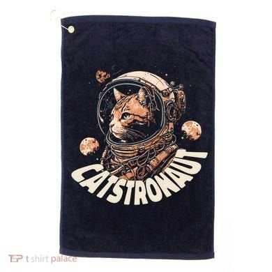 Catstronaut Cat Animal Astronaut Golf Towel