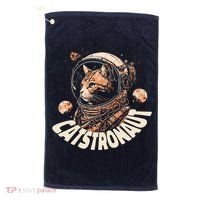 Catstronaut Cat Animal Astronaut Golf Towel thumb 0