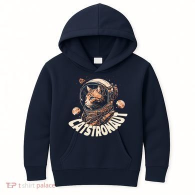 Catstronaut Cat Animal Astronaut Kids Hoodie