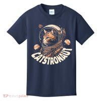 Catstronaut Cat Animal Astronaut Kids T-Shirt thumb 0