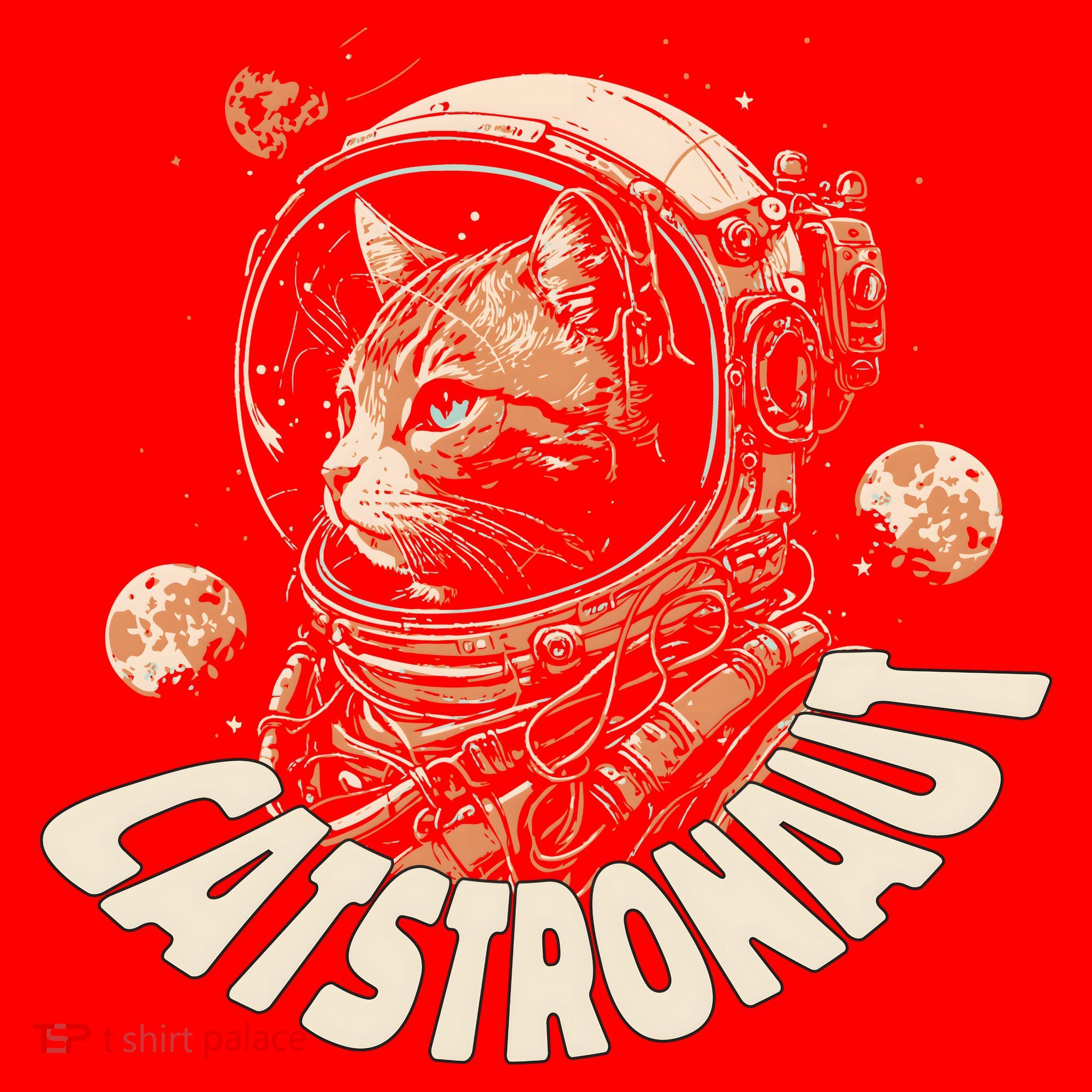 Catstronaut Cat Animal Astronaut Santa Hat