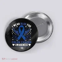 Colon Cancer Awareness Button thumb 0