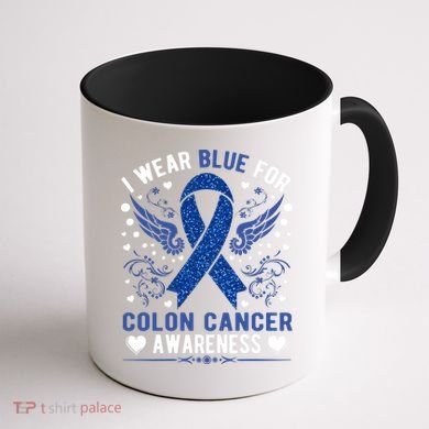 Colon Cancer Awareness Coffee Mug back