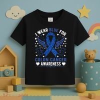 Colon Cancer Awareness Toddler T-Shirt thumb 3