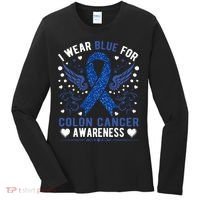 Colon Cancer Awareness Women's Long Sleeve Shirt thumb 0