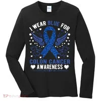 Colon Cancer Awareness Women's Long Sleeve Shirt thumb 0