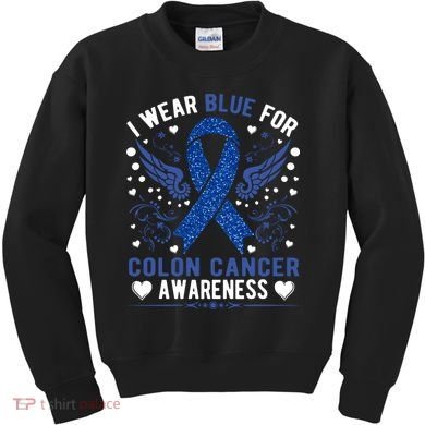 Colon Cancer Awareness Kids Sweatshirt