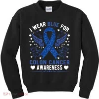 Colon Cancer Awareness Kids Sweatshirt thumb 0