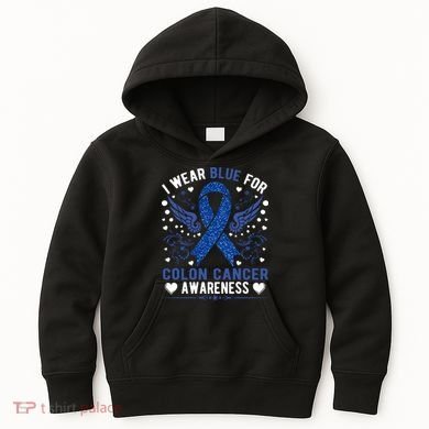 Colon Cancer Awareness Kids Hoodie