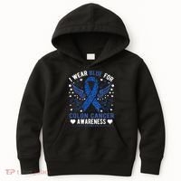 Colon Cancer Awareness Kids Hoodie thumb 0