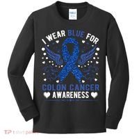 Colon Cancer Awareness Kids Long Sleeve Shirt thumb 0