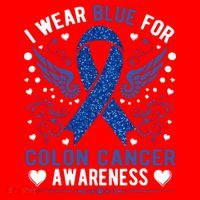 Colon Cancer Awareness Santa Hat thumb 1