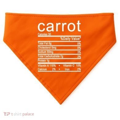 Carrot USA-Made Doggie Bandana