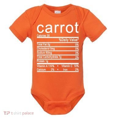 Carrot Baby Bodysuit