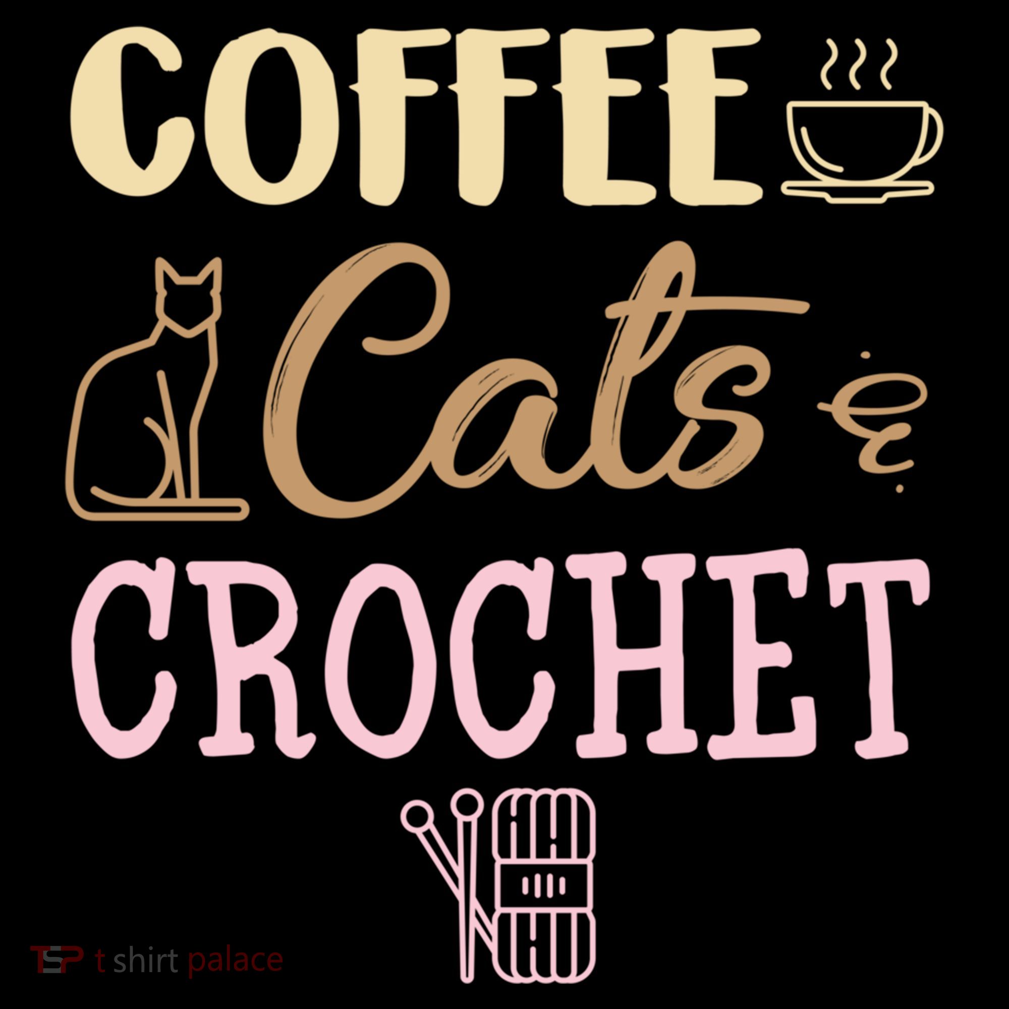 Coffee Cats And Crochet Knitting And Crocheting For Cat Lovers Meaningful Gift Coffee Mug