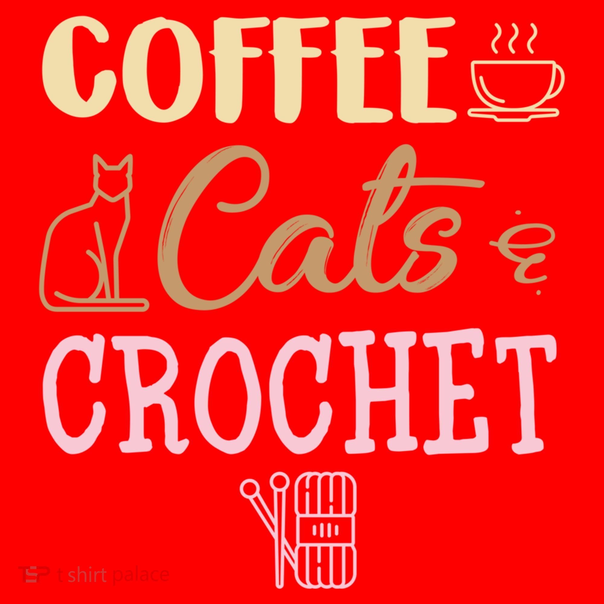 Coffee Cats And Crochet Knitting And Crocheting For Cat Lovers Meaningful Gift Santa Hat