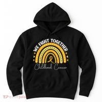 Childhood Cancer Awareness Gold Ribbon Hoodie thumb 0