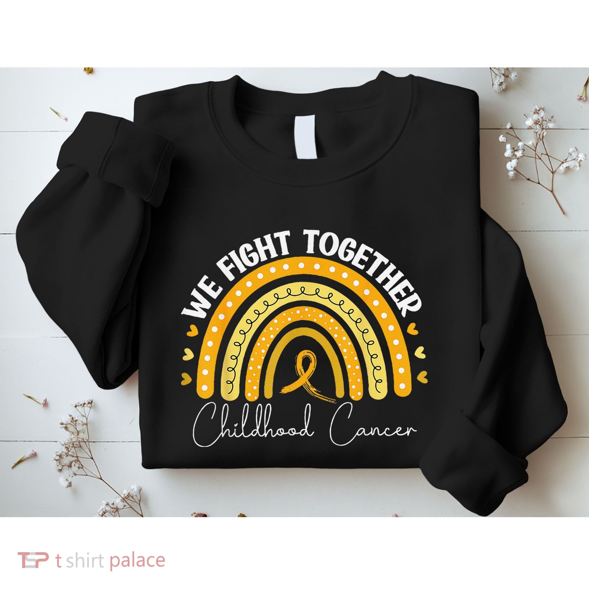 Childhood Cancer Awareness Gold Ribbon Sweatshirt