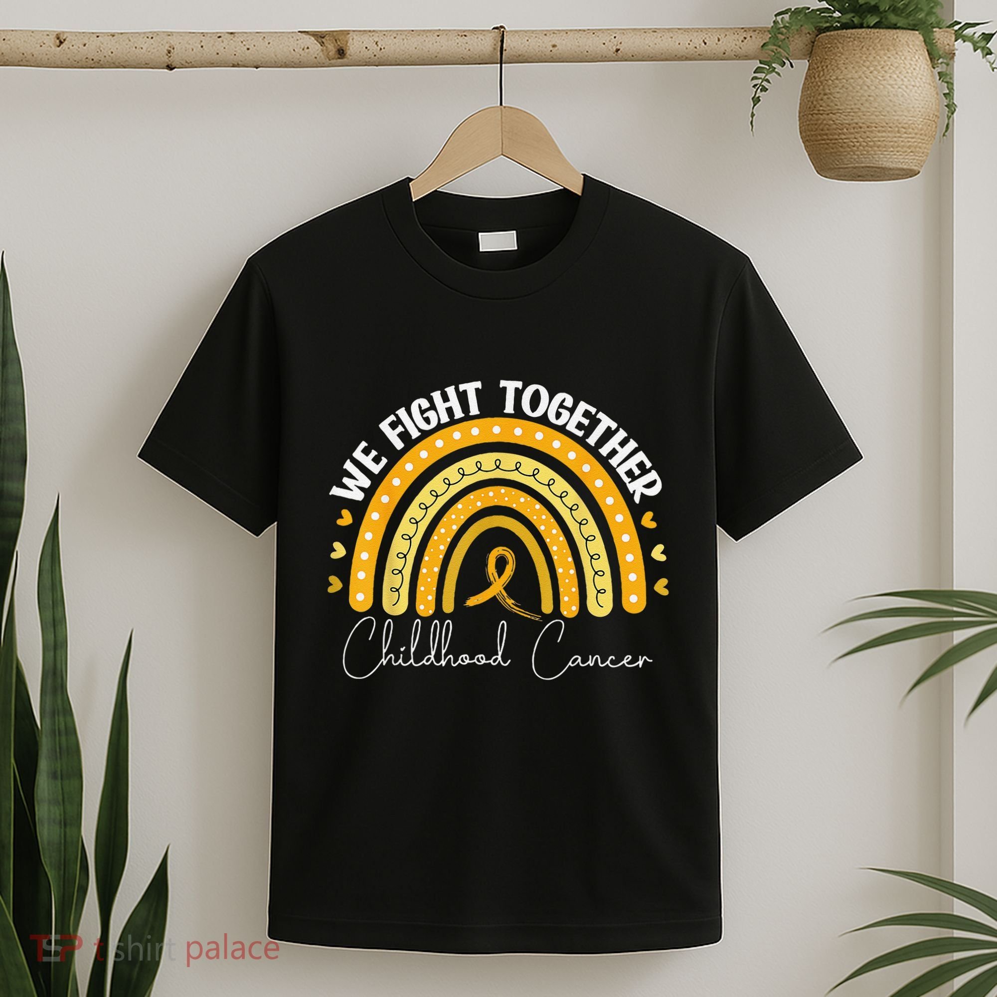 Childhood Cancer Awareness Gold Ribbon T-Shirt