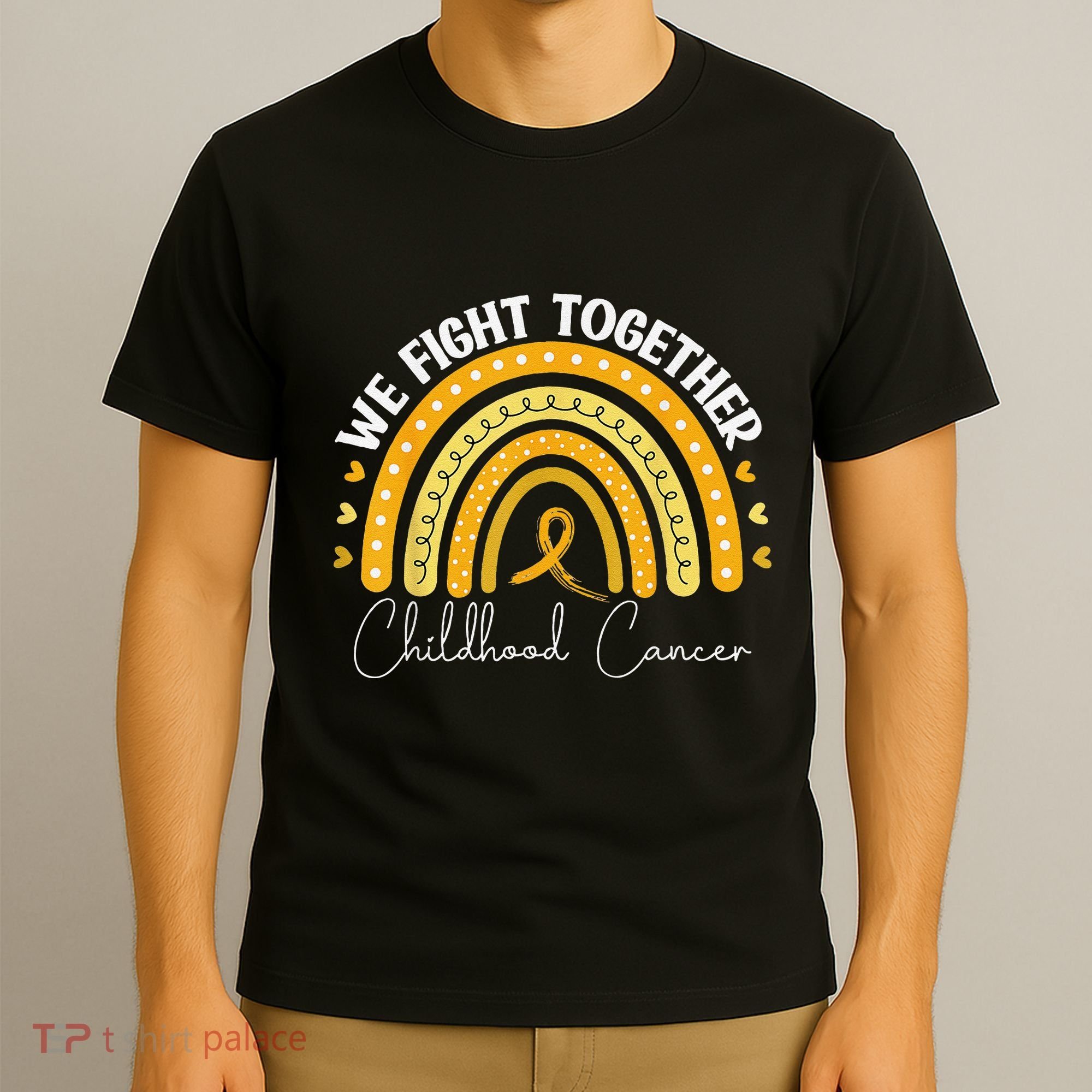 Childhood Cancer Awareness Gold Ribbon T-Shirt