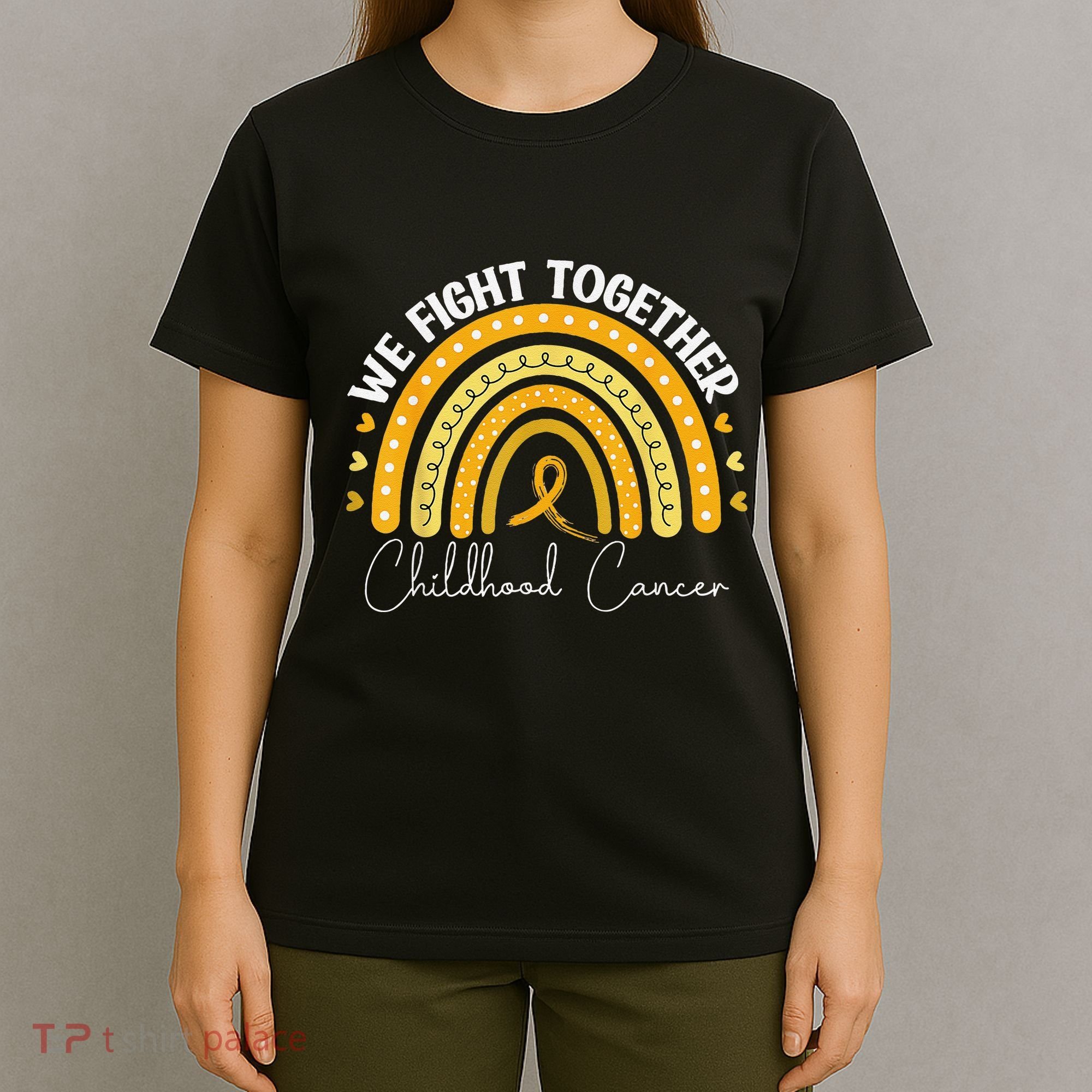 Childhood Cancer Awareness Gold Ribbon T-Shirt